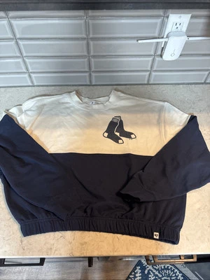 Boston Red Sox MLB ‘47 Brand Blue And White Pullover Hoodie Size L NWOT - Image 1 of 4