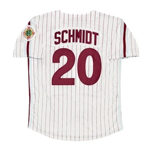 Mike Schmidt 1984 Philadelphia Phillies Cooperstown weiß Trikot Herren Large - Bild 1 von 4