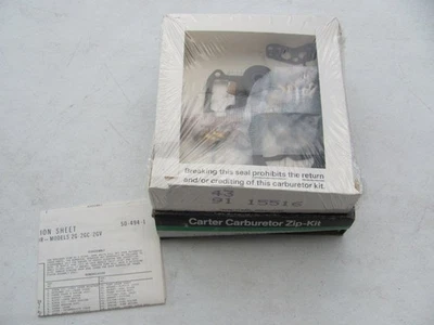 Kit de reconstrucción de carburador Carter 902-891A 1971-1973 Chevrolet Rochester 2G 2GC 2GV Foto 1 de 3