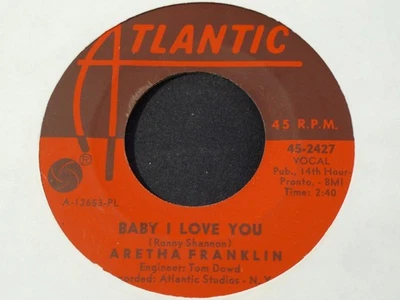 ARETHA FRANKLIN-BABY I LOVE YOU-ATLANTIC - Image 1 of 2