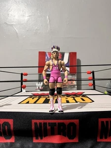 Custom Made ELITE King Owen Hart  Hart Foundation Wrestling Figure WWF Pink READ - Picture 1 of 2