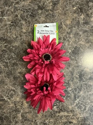 2 Diadema Floral Jardín Tela Primavera Bebé Clip de Pelo Luau Corona Accesorios Foto 1 de 2