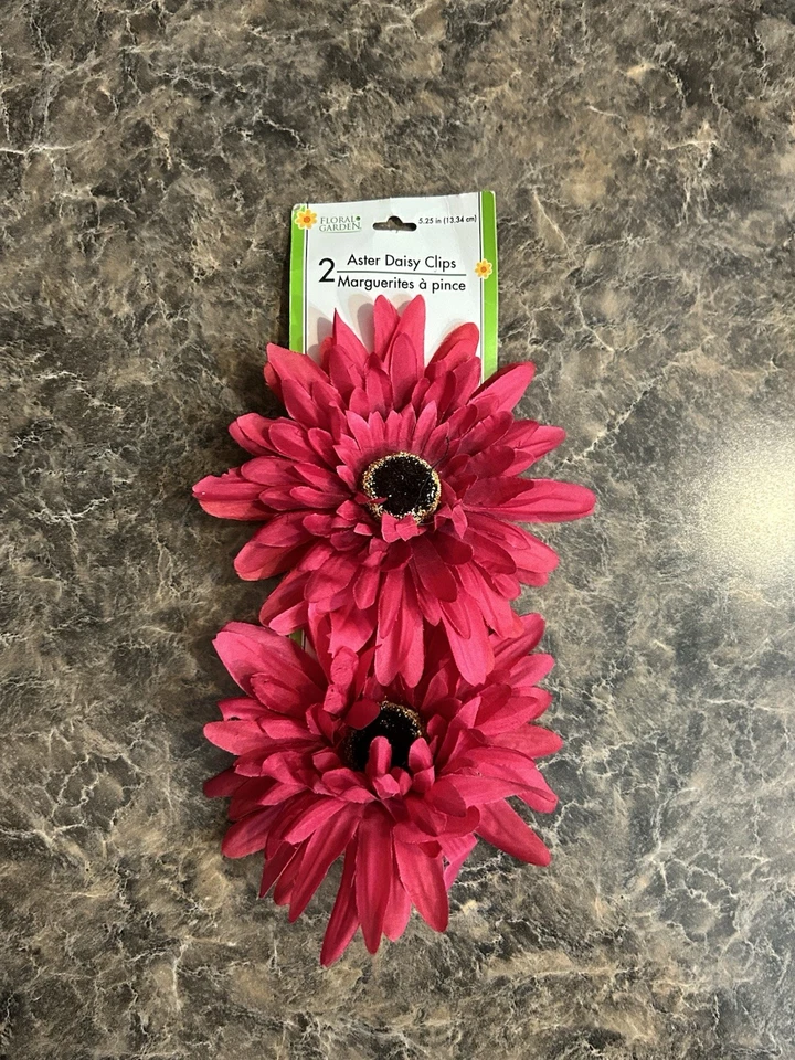 2 Diadema Floral Jardín Tela Primavera Bebé Clip de Pelo Luau Corona Accesorios Foto 1 de 2