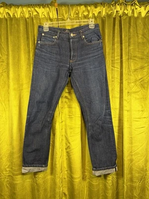 A.P.C. Jeans Petit Standard Droit Etroit lavagem média tamanho 27 unissex $275 - Imagem 1 de 4