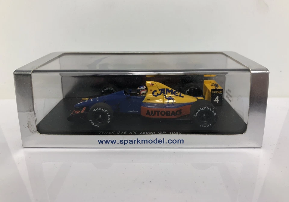 SPARK MODEL S1880 F1 Tyrrell 018 Jean Alesi 1989 japan GP Formula 1 1/43 - Immagine 1 di 1