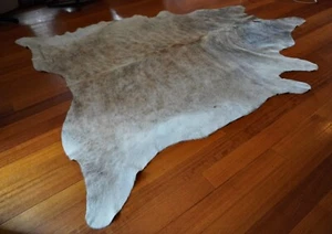 Soft Tones - A Soft Coat - A Big and Beautiful Cowhide Rug - Picture 1 of 9