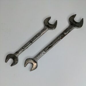 =V= Craftsman 5/8" x 3/4" Double Open End Wrench + 19/32" 11/16"