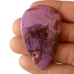 73Cts. Natural Purple Sugilite Designer Pear Cabochon Loose Gemstone Russia - Picture 1 of 6