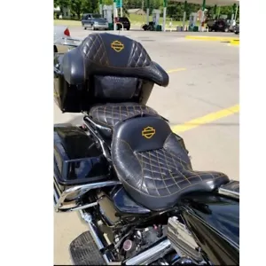 Electra Glide Harley Davidson Replacement Seat Cover (Tourpack Cover INCLUDED) - Picture 1 of 5