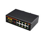 Ethernet Network Switch Rj45 Hub Industrial Grade 100M Poe Switch Splitter Box