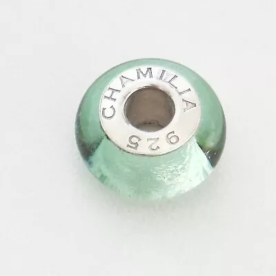Подвеска из светло-зеленого муранского стекла Chamilia серебро 925 пробы - Изображение 1 из 4
