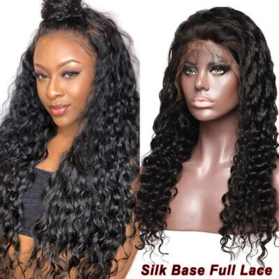 Pre Plucked Curly Brazilian Human Remy Hair 13×4T Lace Front Wig  - Image 1 of 4