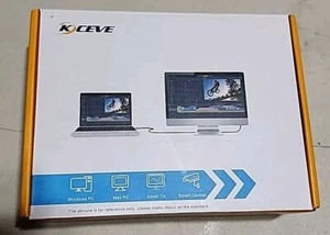 Dual Monitor KVM Switch HDMI 2 Port 4K60Hz,MLEEDA USB HDMI Extend Display Switch - Picture 1 of 2