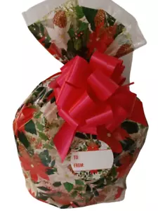 Christmas Cookie Bags 6 PACK Holiday Cookie Tray Complete Set Bag Tray Tags Bows - Picture 1 of 5