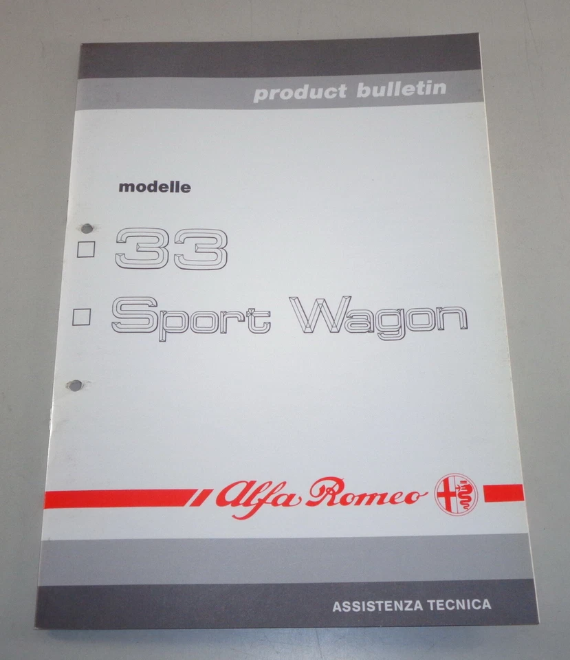 Boletín de Producto / Introducción Alfa Romeo 33 Sport Wagon Stand 2/1992 Foto 1 de 1