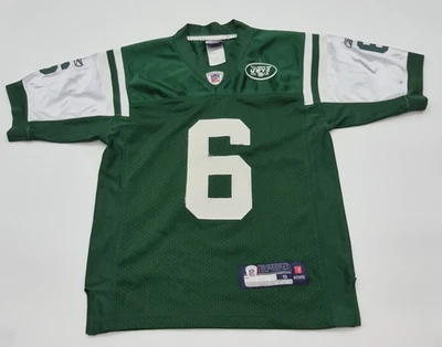 Camiseta Mark Sanchez Jets Reebok On Field Niños S Verde #6 Fútbol de Nueva York Cosida Foto 1 de 4