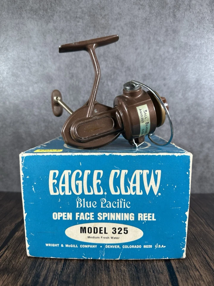 Vintage Eagle Claw Blue Pacific 325 – Unused w/ Box – Missing Side Tag - Image 1 of 4