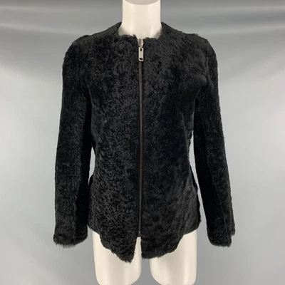Chaqueta reversible ISABEL MARANT talla 6 de cuero negro de oveja Foto 1 de 4