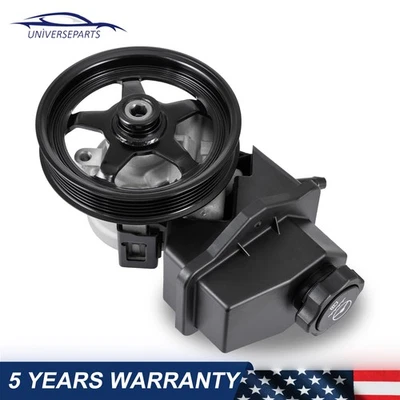 Power Steering Pump 20-69989 w/ Pulley For 2006 2007 2008-2011 Chevrolet Impala - Image 1 of 4