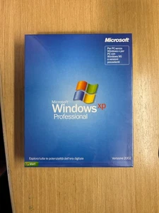 Box CD Microsoft Windows XP Professional Italiano Nuovo sigillato - Afbeelding 1 van 4
