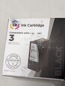 Cartucho de tinta negra LD 18C1530 3 para Lexmark X2480 X2580 X3480 X3580 X4580 Z1380 - Imagen 1 de 6