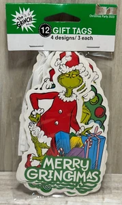 How the Grinch stahl Weihnachten 12 Geschenk-Tags NEU Dr. Seuss Max - Bild 1 von 2