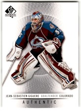 2012-13 SP Authentic Jean-Sebastien Giguere #110 Colorado Avalanche