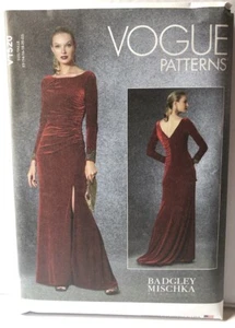 Vogue V1520 Badgley Mischka Evening Gown Pattern Misses Sz 14-22 New Uncut. - Picture 1 of 2