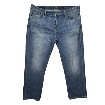 Pantalones de mezclilla Lucky Brand para hombre 42x30 410 atléticos ajustados azules calce recto Foto 1 de 4