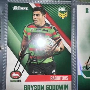 Bryson Goodwin Signed 2017 Traders NRL card South Sydney Rabbitohs - Picture 1 of 1