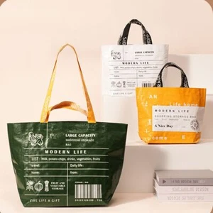 Bolsa de Almacenamiento Reutilizable Ripstop Plegable Nylon Bolsa de Compras Lavable Ecológica - Imagen 1 de 16