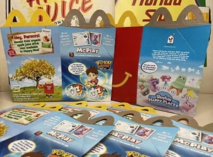 Lote de 5 cajas/cajas de caja de comida feliz Shopkins/Yo-Kai 2018 Shopkins/Yo-Kai nuevo de lote antiguo sin usar - Imagen 1 de 1
