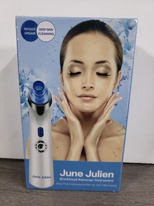 NEW Blackhead Remover Vacuum June Julien Facial Pore Cleanser USB Kit SEALED - Picture 1 of 4
