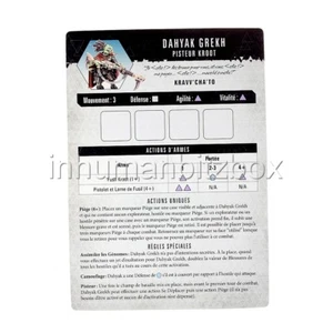 BF061 CARTE PERSONNAGE DAHYAK GREKH BLACKSTONE FORTRESS WARHAMMER 40000 BITZ - Picture 1 of 1
