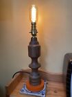 Hand Turned Wooden Lamp Base