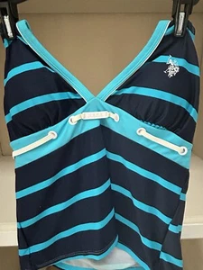 LADIES US POLO  TANKINI TOP  Large New W/Tags VERY CUTE - Bild 1 von 4