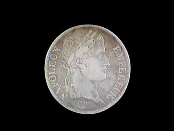 Moneda de plata mundial tamaño corona 5 francos Napoleón 1808 B rara Foto 1 de 4