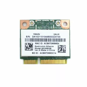 Qualcomm Atheros AR9565 QCWB335 BT WIFI Card WLAN Wireless Bluetooth Half Mini - Picture 1 of 1