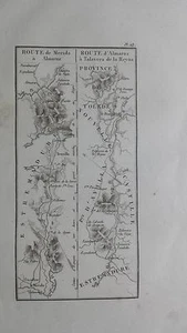 1831, DE LABORDE - Mapa: Ruta Mérida Almaraz - Bild 1 von 1