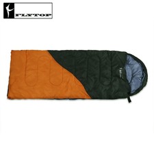 FLYTOP Camping Travel Water Resistant Envelope Sleeping Bag - ORANGE