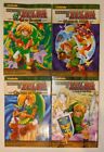 The Legend of Zelda Manga Lot English 4 Books - look new