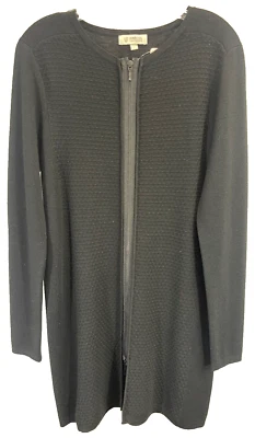 Suéter de cachemir negro Kinross para mujer talla L Foto 1 de 4