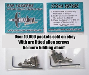 PIN SAVERS, PIN SAVERS, PIN SAVERS,  12 PACK,  WITH FITTED ALLEN SCREWS & KEY.