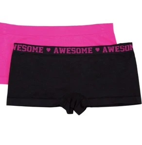 Girls Fruit of the Loom 2 Pack Seamless Boyshort Underwear (8-10) (Bundle) - Picture 1 of 2