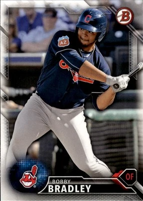 2016 Bowman Draft #BD-172 Bobby Bradley Cleveland Indians - Image 1 of 2