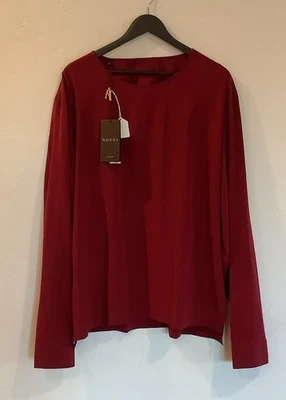 Camisa social masculina de seda nova com etiquetas GUCCI Tom Ford Era MSRP $595 EU 50 - Imagem 1 de 4