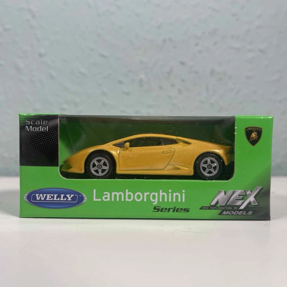 Welly 1/60 - Lamborghini Huracan Coupe - Yellow - Image 1 of 1