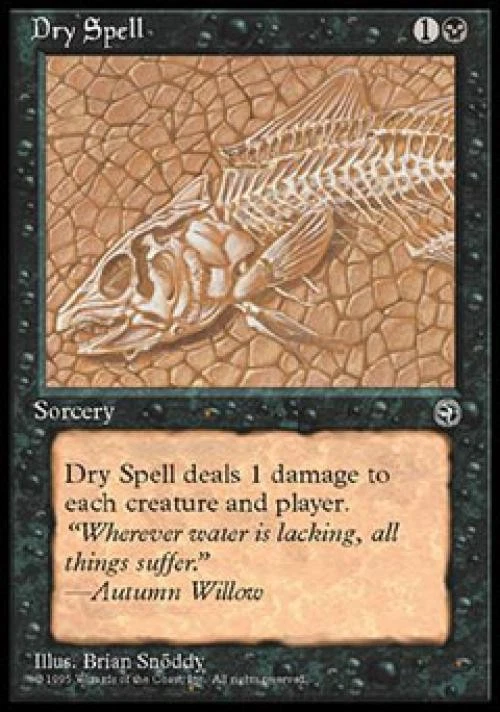 Dry Spell (1) - Medium Play MTG Homelands - Image 1 of 1