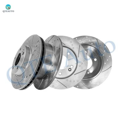 4 rotores de freno ranurados perforados delanteros 280 mm-traseros 262 mm para KIA Forte5 2014-2018 Foto 1 de 4