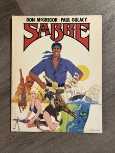 Sabre Graphic Novel Album Eclipse Comics Tpb mit Poster Paul Gulacy Don Mcgregor - Bild 1 von 1